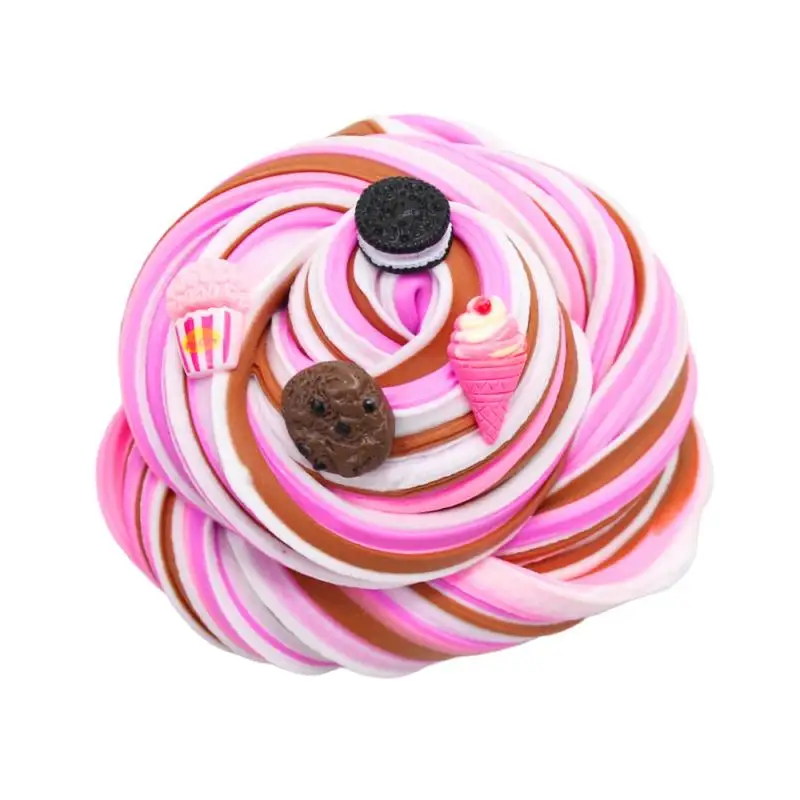 

4Pcs Grid Fruit Cotton Decompression Colored Mud Coloring Playdough Does Not Mix Color Children's Toys New Trend Cloud Muds