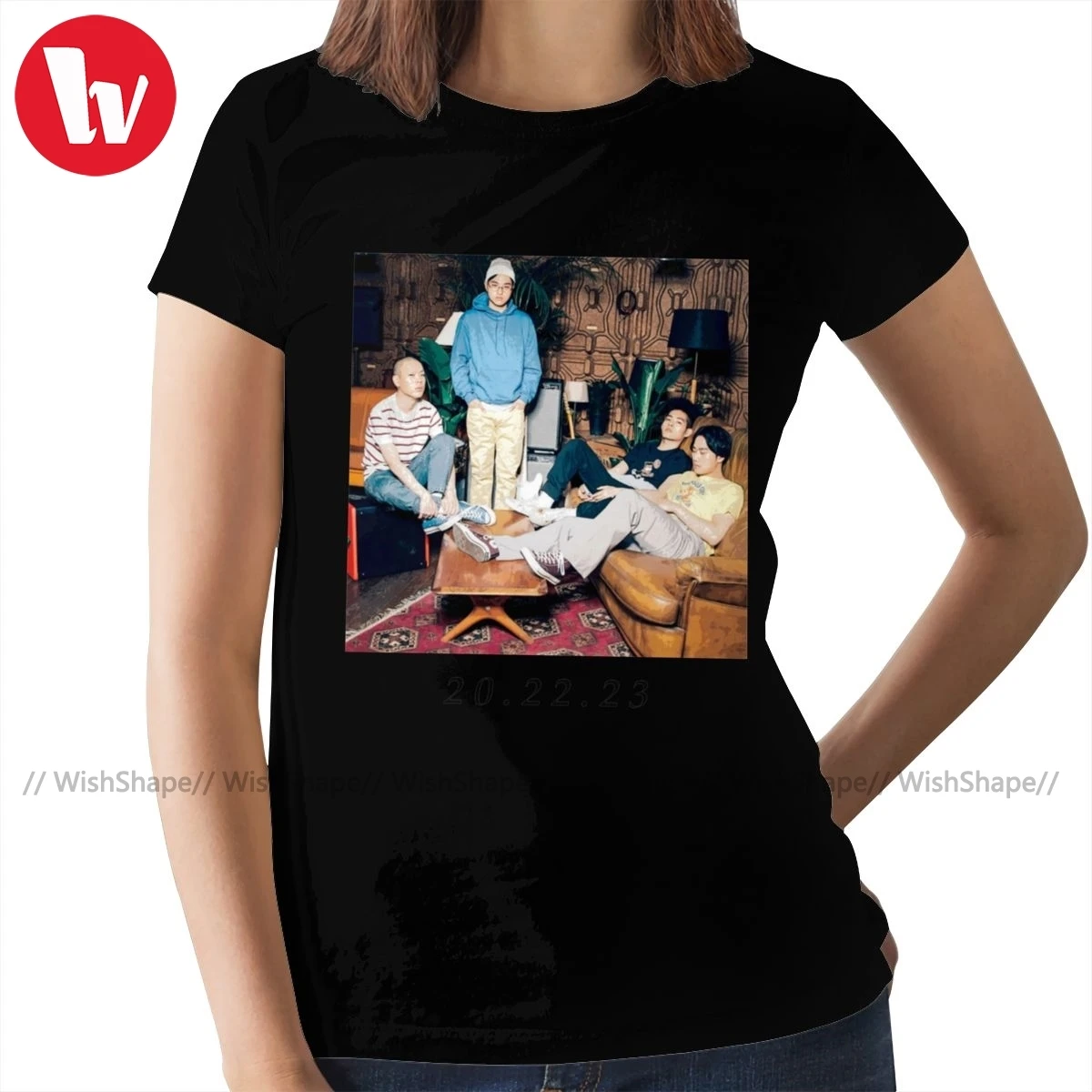

Hyukoh T-Shirt Hyukoh T Shirt Printed Silver Women tshirt Kawaii Summer Short-Sleeve Ladies Tee Shirt