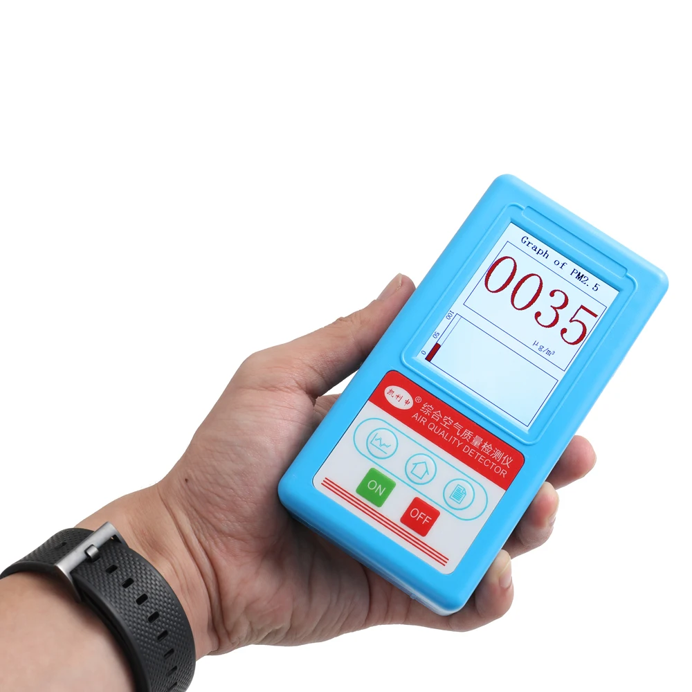 BR 8A Многофункциональный профессиональный ручной PM2.5 PM10 PM1.0 детектор газа
