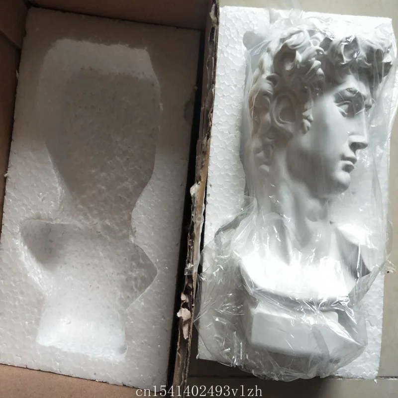 

Resin Vase Home Decoration Makeup Brush Storage Box Pen Holder European Style Decoration Head Sculpture Model Wedding