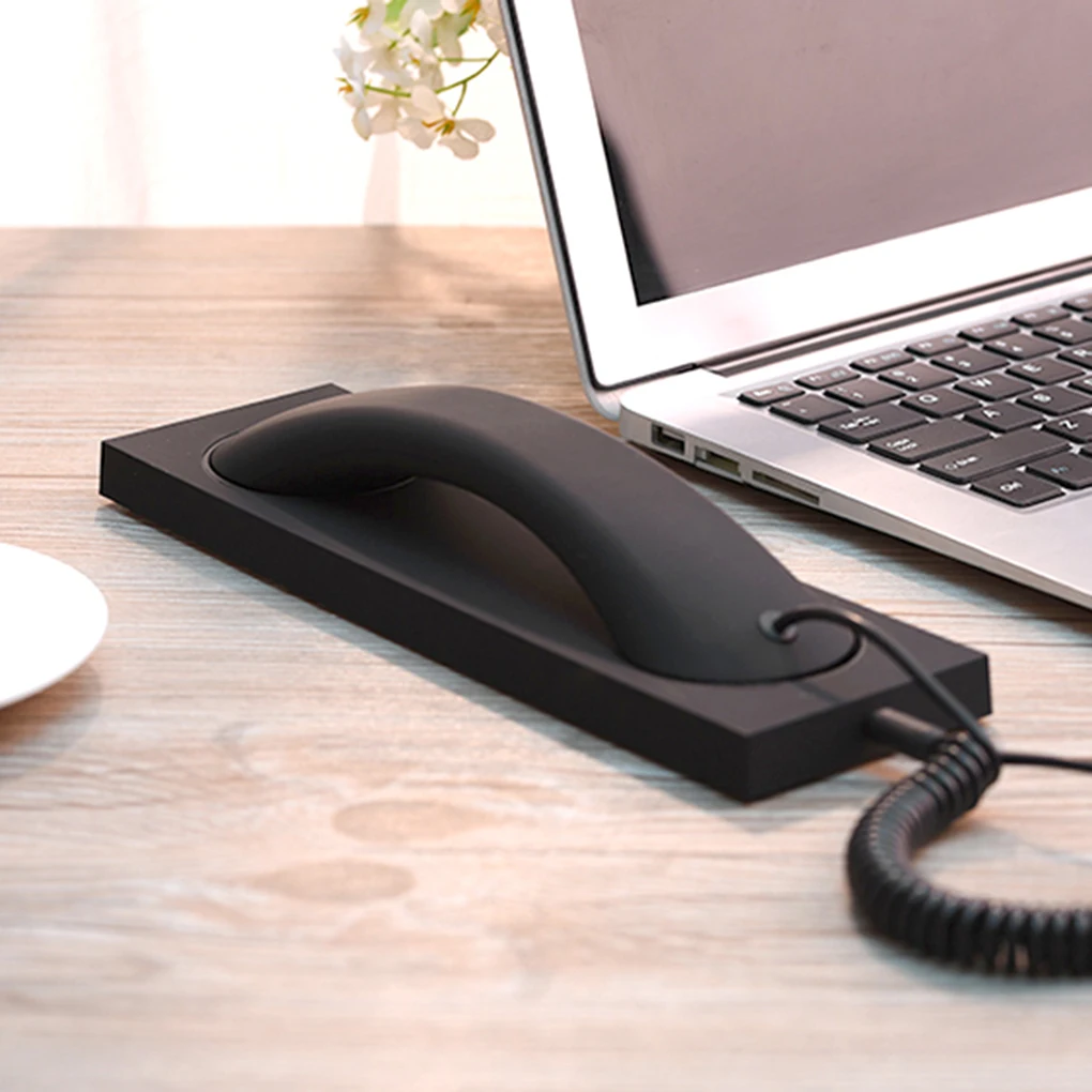 Universal Retro Phone Receiver Handset Smartphone Call Headset 3.5mm Landline Telephone Microphone