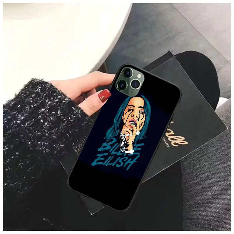 11pro MAX Billie Eilish красочные милые аксессуары для телефонов чехол iPhone 8 7 6 6S Plus X XS 5 5S SE XR