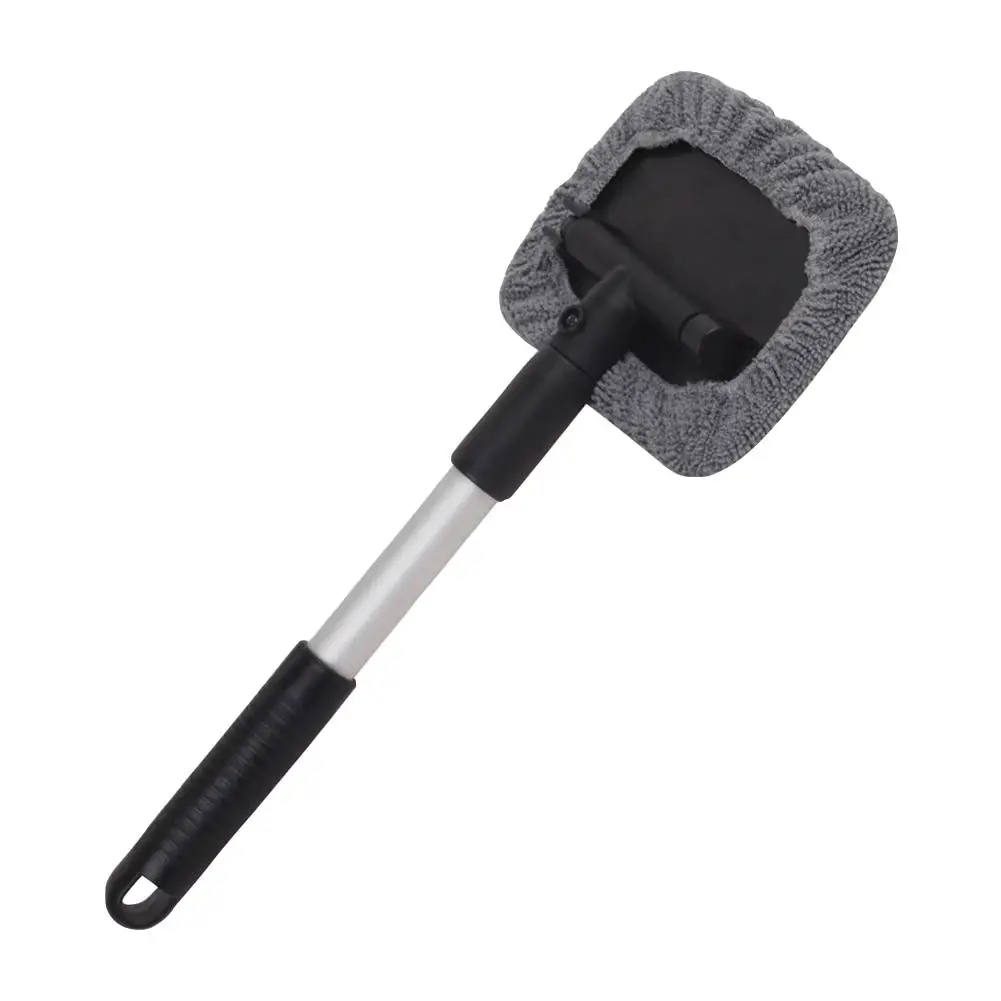 

Microfiber Car Windscreen Cleaner Brush Auto Reusable Cleaning Head Rotate 180 Degrees Windshield Wiper Cleaning Tools