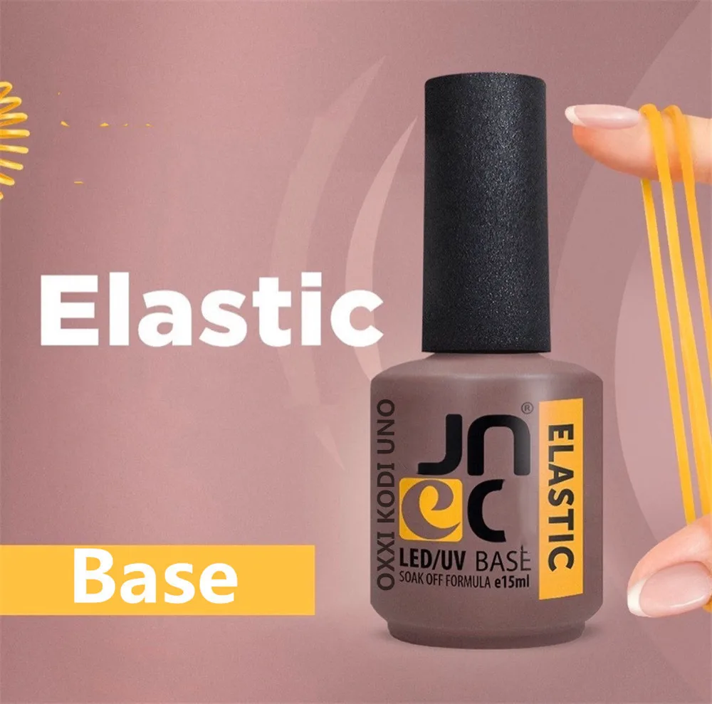 Top Base Coat Gel Nail Polish For Nail Extension Elastic Base UV LED Gel Lacquer Nail Art Primer For Nails Semi Permanent