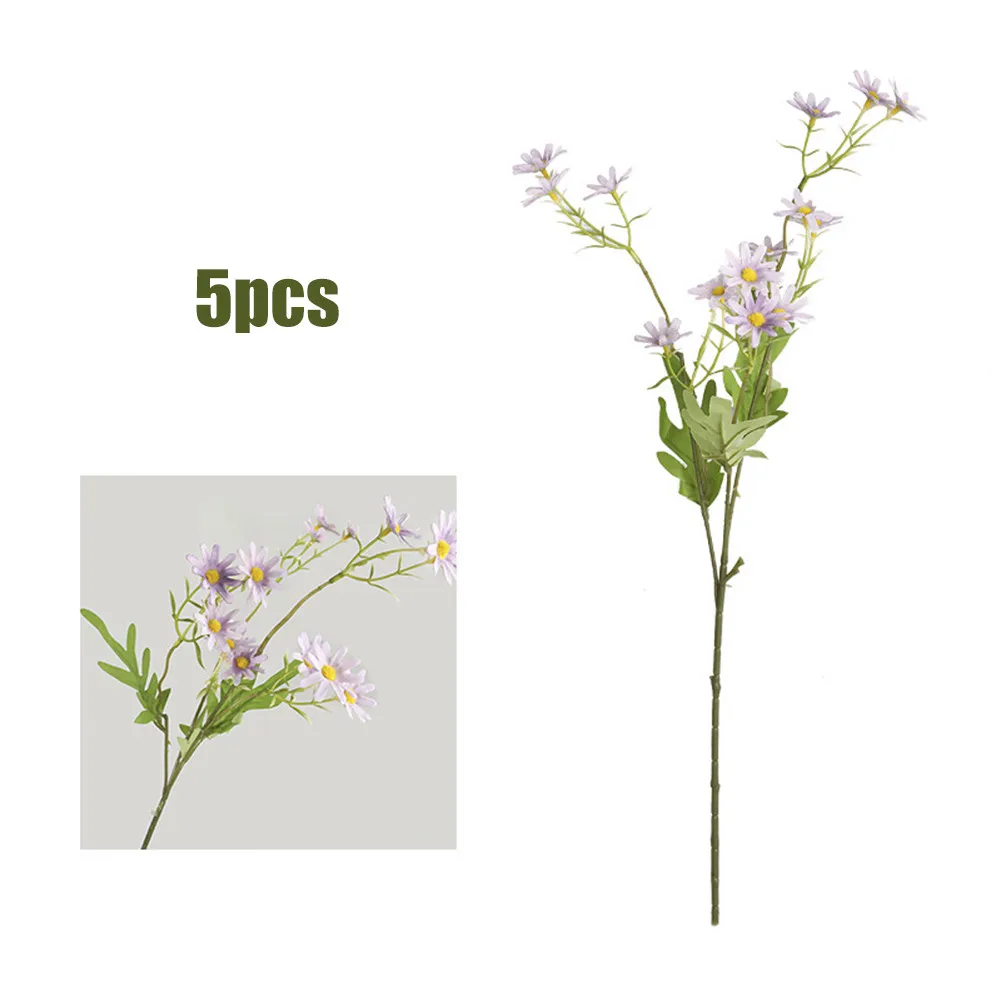 

Wedding Artificial Flowers Well Made 100% Brand New 22.8\" Length 6 PCS