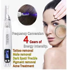 9 уровней лазер формата Blue-Ray пикосекундных ручка ЖК-дисплей лазерной плазмы татуировки Удаление родинок уход за кожей лица бирки кожи крем для удаления веснушек для настенного монтажа темно пятновыводитель