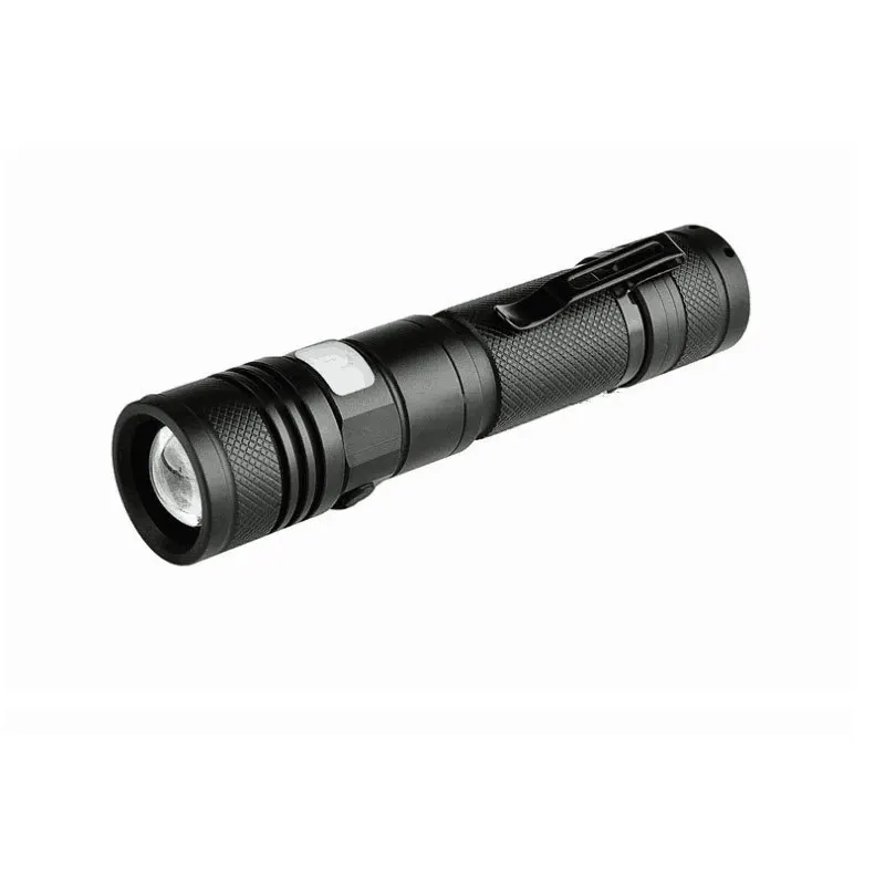 USB Перезаряжаемый светодиодный фонарик T6 1200LM 5 режимов переключения Zoom Torch