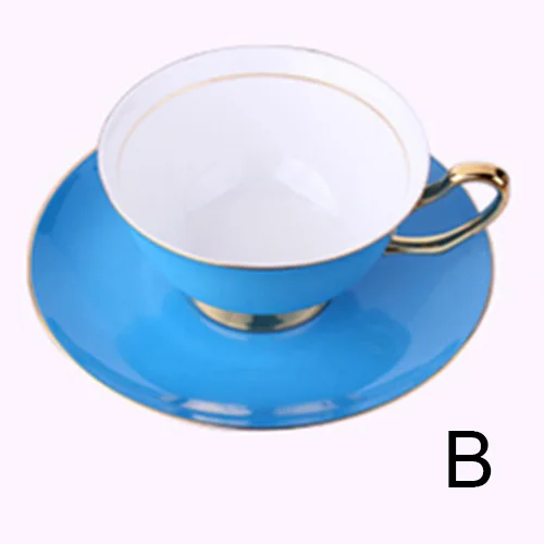 

Top Grade Nordic Bone China Ceramic Coffee Cup and saucer Set Porcelain Mug Letter Gold L AND V Mark Design Gilded Coffee Sets