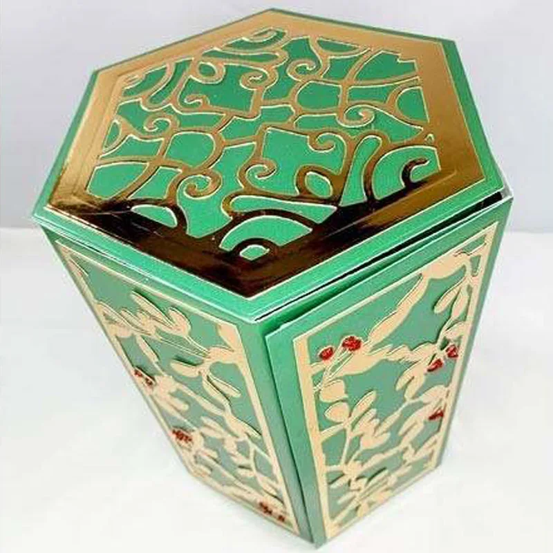 Великолепная коробка сюрпризов металлические пресс-формы Волшебные 3 коробки