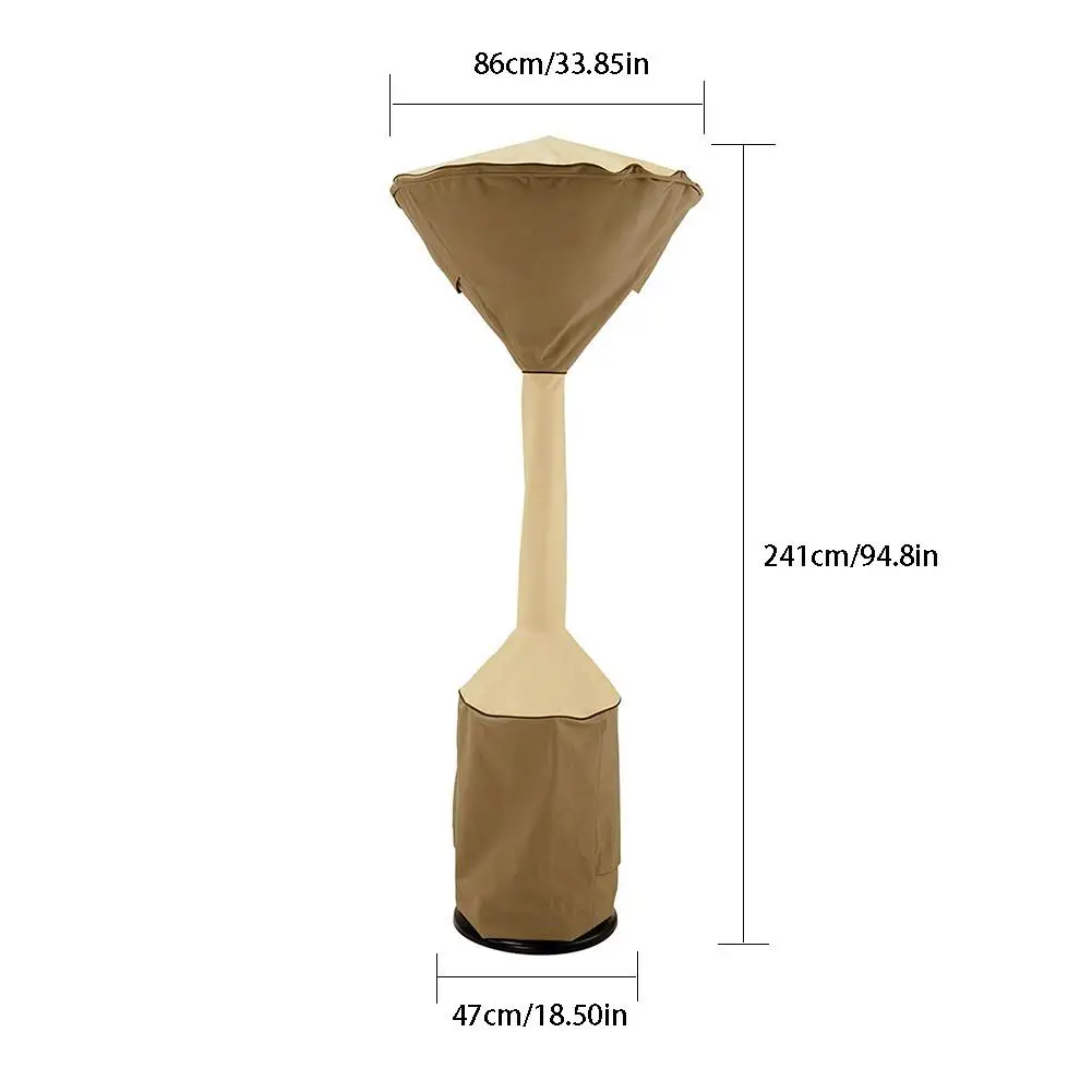 

Waterproof Cover Classic Accessories Standup Heater Cover Water Proof Cover For Garden Courtyard Practical Quick Delivery