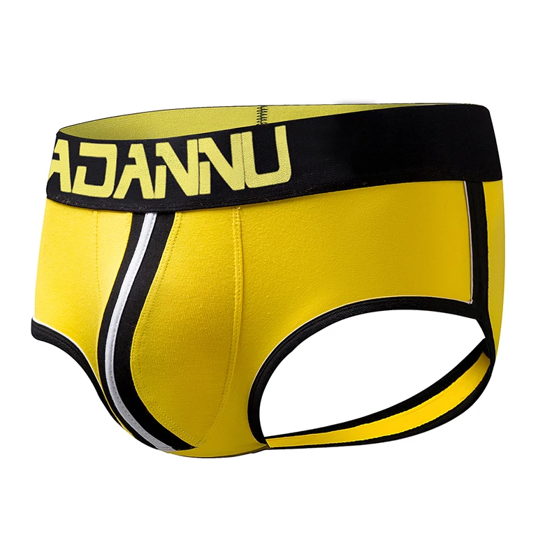 4PCS Thongs Men Jockstraps Gay Underwear Low Rise Breathable Penis Pouch Men Open Butt Thong G-String Lingerie Man Underpants