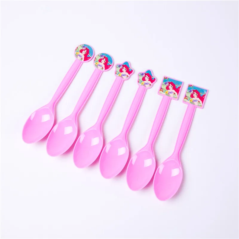 90pcs Cute happy birthday Mermaid Ariel girls baby shower party decoration banner table cloth straws cup plates supplier