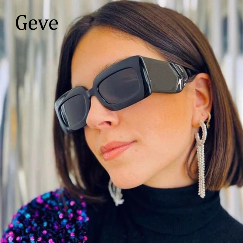 

Oversized Square Sunglasses Men WomenTrendy Black Rectangle Big Frame Sun Glasses Female Goggle Vintage Brand Shades Glasses