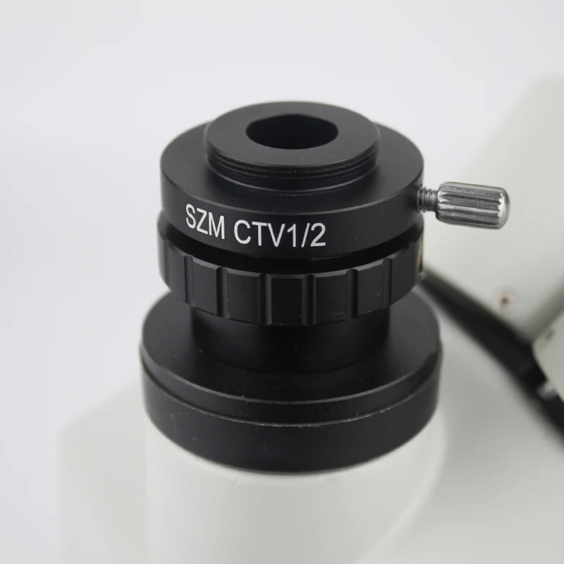 Адаптер SZM CTV 1/2 1/3 1X для тринокулярного стереомикроскопа видеокамеры HDMI VGA USB |