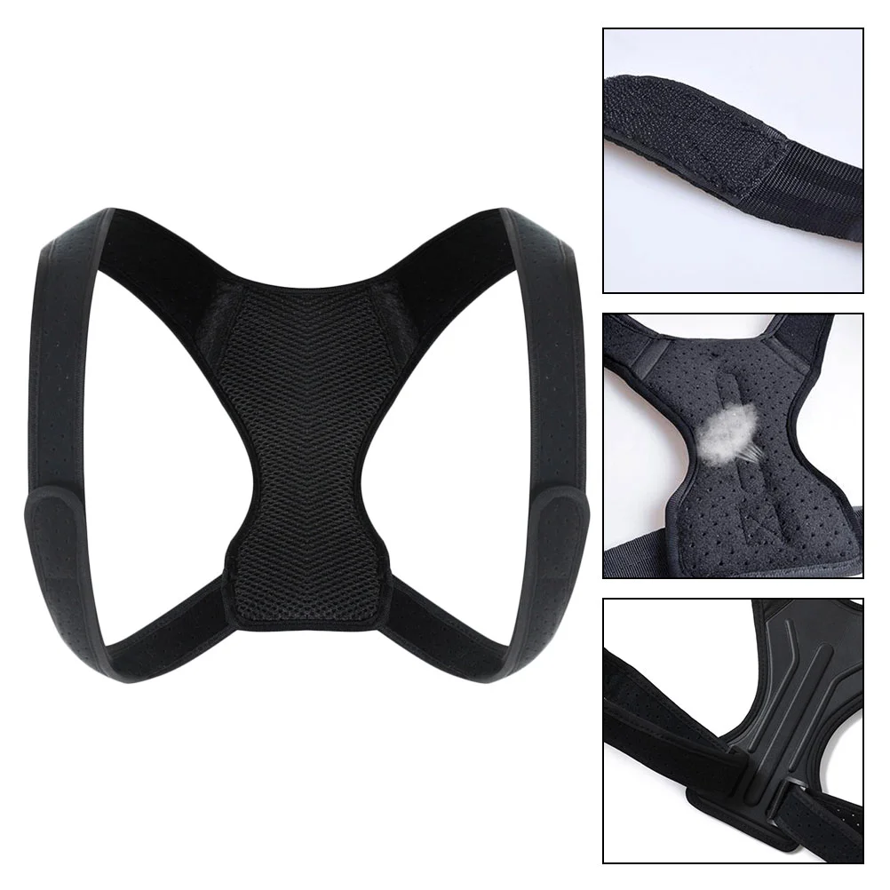 

Корректор осанки Пояс для коррекции головы для взрослых (черный вес 60-85 кг)