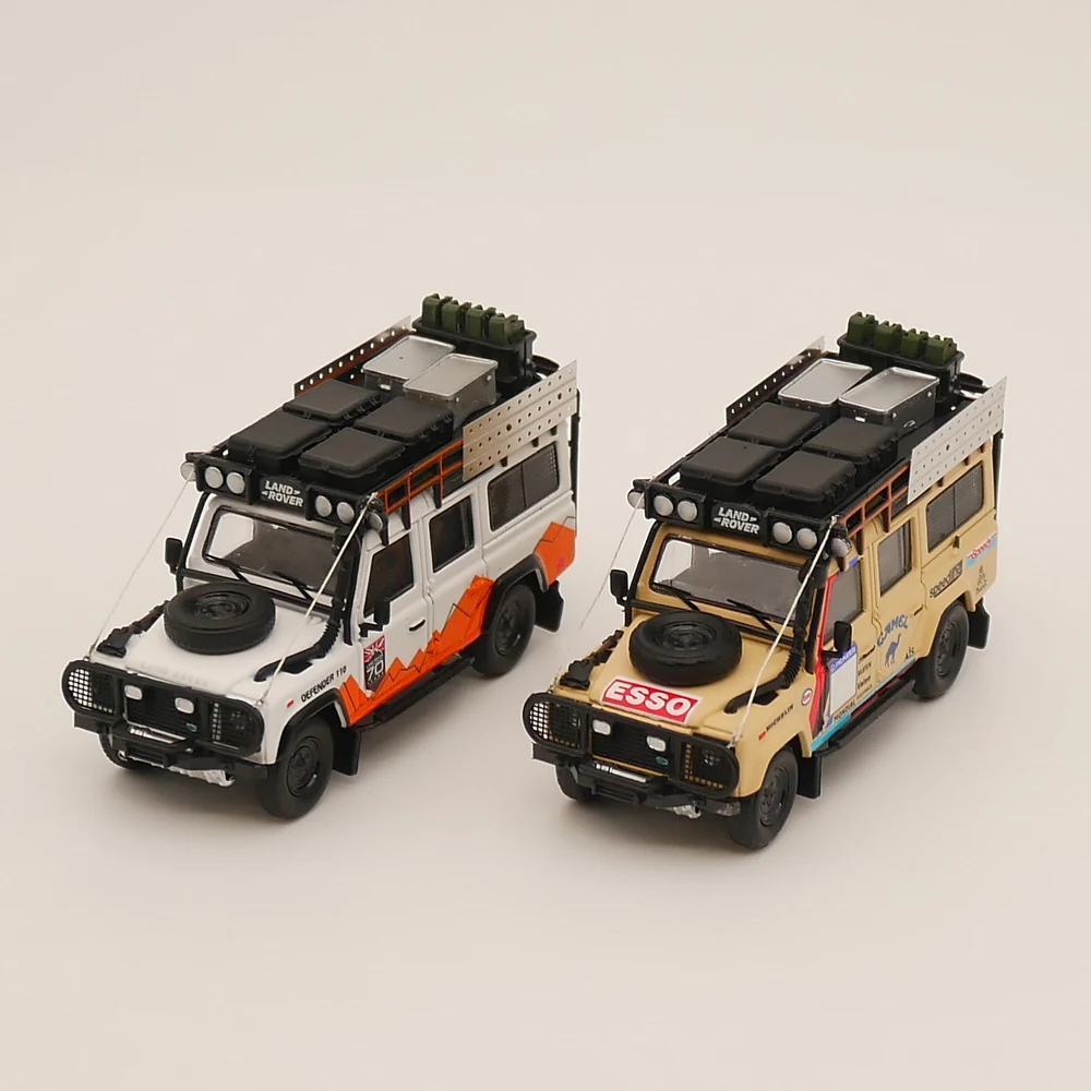 Мастер 1:64 Defender 110 с чемоданом литая модель автомобиля металлическая