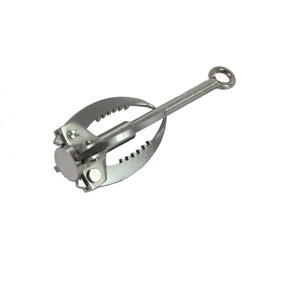 

Outdoor Stainless Steel Foldable Rock Climbing Hook Claw Carabiner Survival Tool