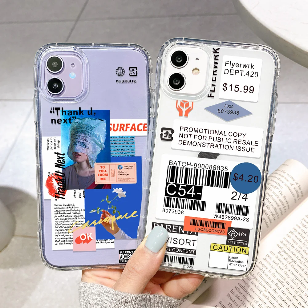 Transparent IPhone 11 Case Soft Silicon Fundas For IPhone 11 12 13 Pro Max XR X XS Max 8 7 6 6s Plus SE 2020 12 Mini Back Covers