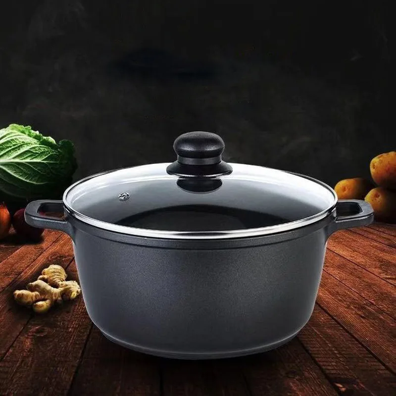 

Thick Soup Pot Non-stick Pot Special Pot Soup Pot Home Hot Pot Baby Food Supplement Pot Noodle Pot Induction Cooker Universal
