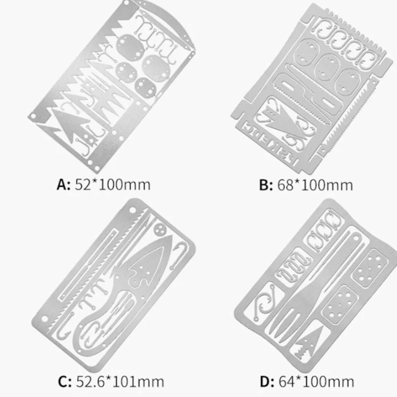 Многофункциональная карточка для выживания аксессуары кемпинга в дикой природе
