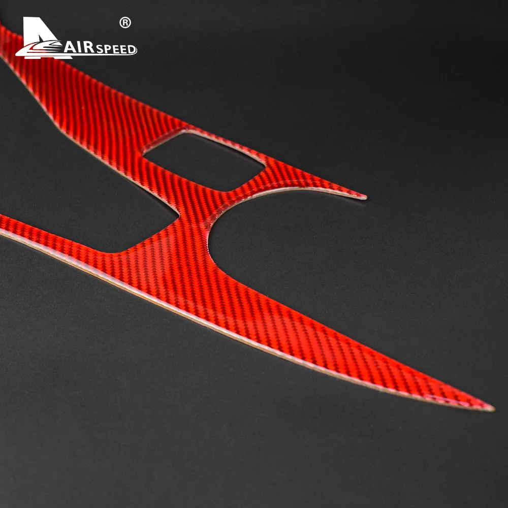 Панель переключения передач AIRSPEED для автомобиля наклейка из углеродного волокна