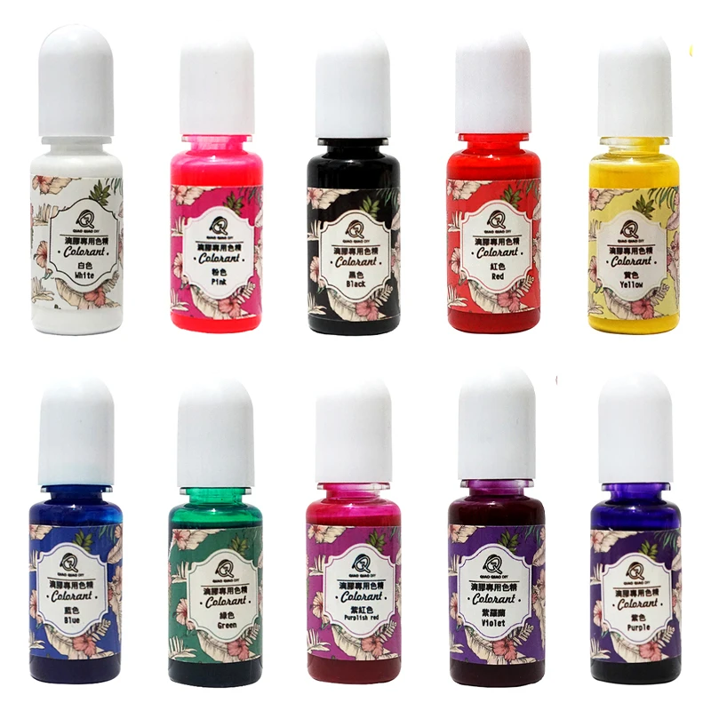 10 г эпоксидная смола пигмент УФ Смола окрашивающий краситель смолы DIY для