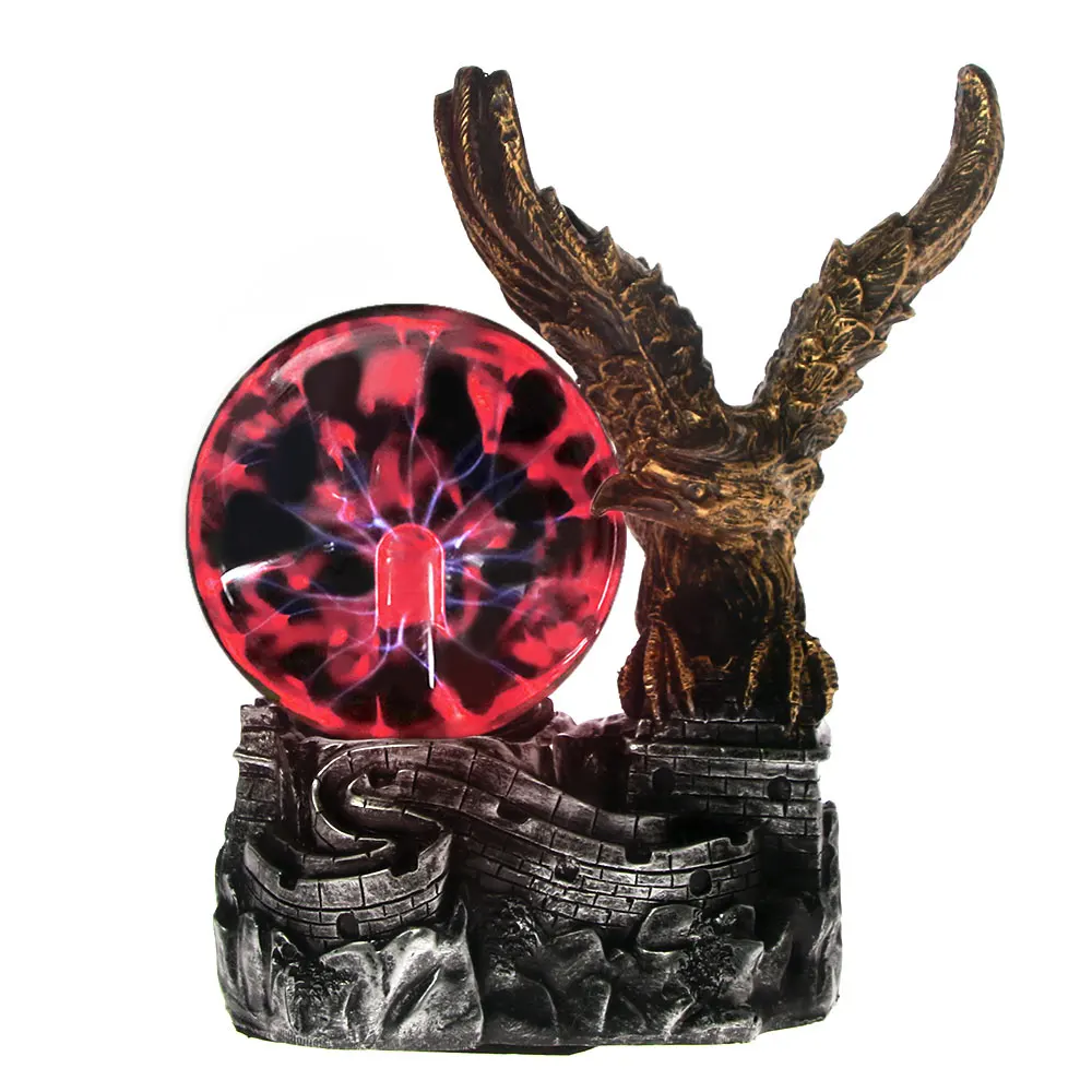 [MGT] креативный плазменный шар с изображением белоголового орла Туманность Гром