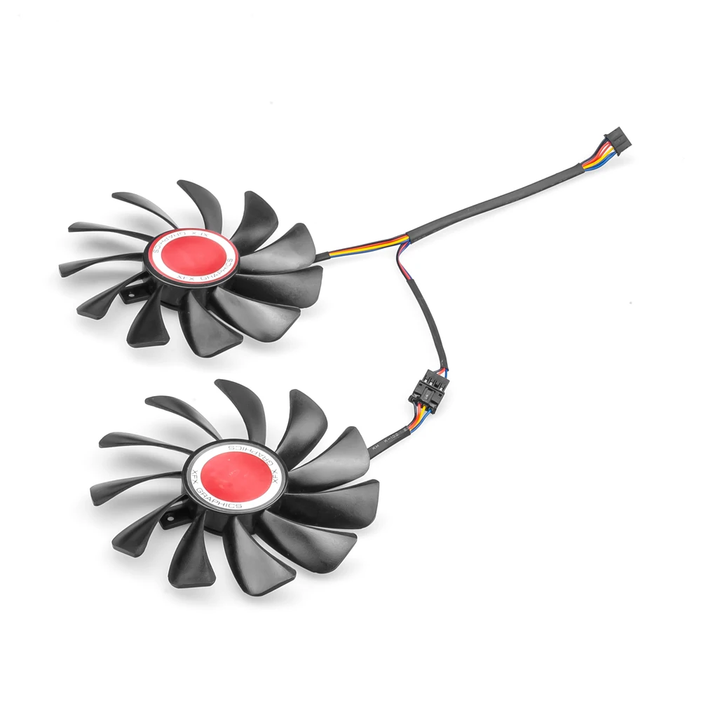 Охлаждающий вентилятор для графического процессора XFX RX580 2 шт./компл. 95 мм |