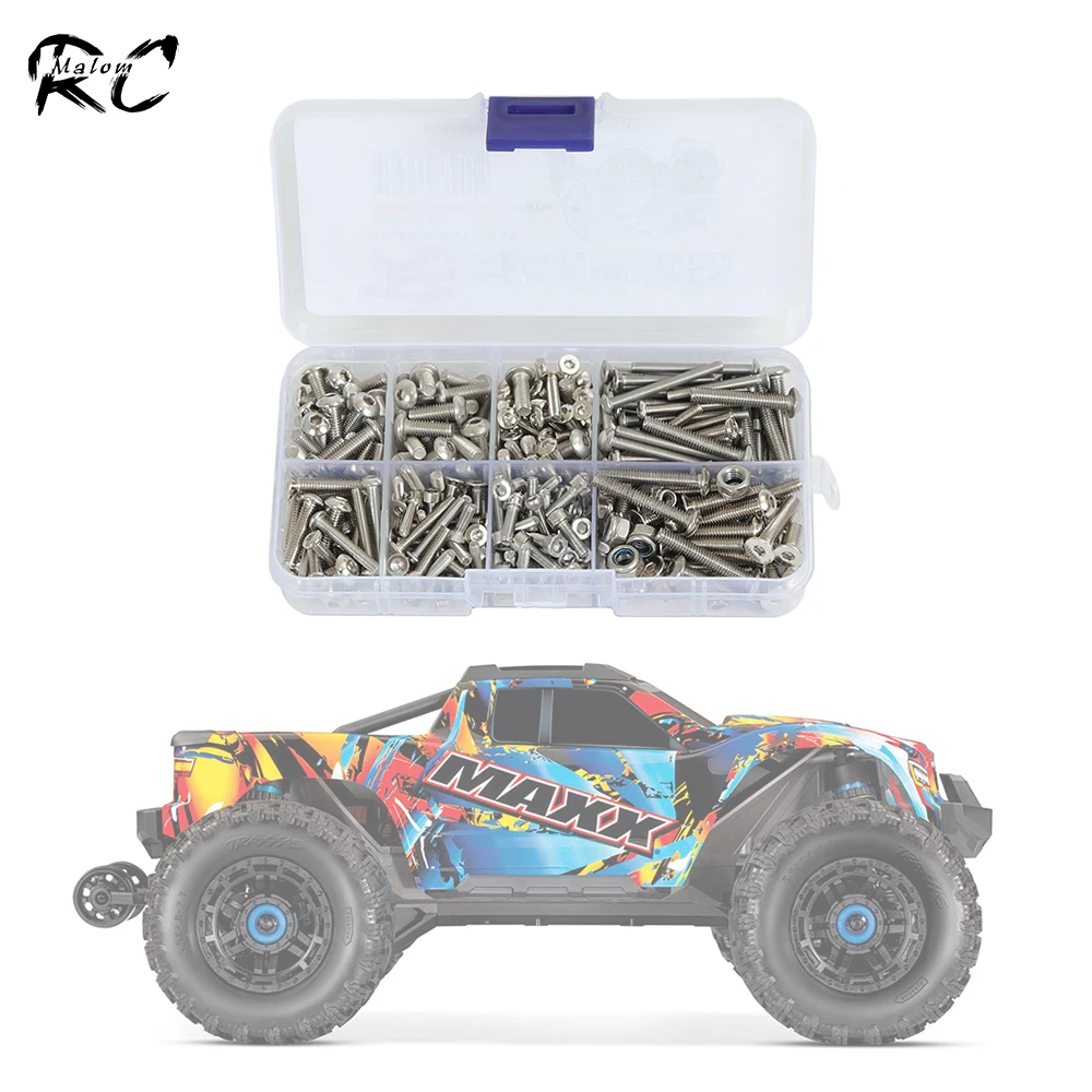 305 шт. комплект из нержавеющей стали коробка с винтами м2 5 м3 М4 С шестигранным