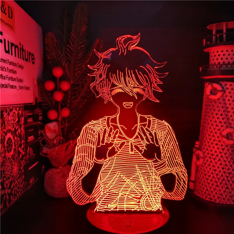 3D лампа Danganronpa V3 фигурка рантаро Amami из аниме светодиодная украшение