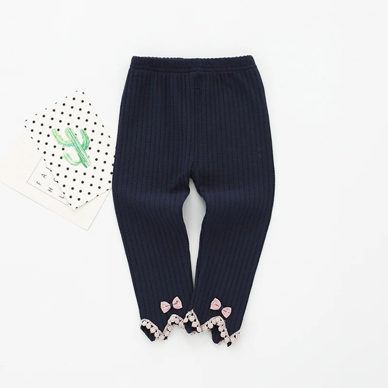 Модные зимние детские леггинсы LZH брюки в рубчик для новорожденных осенние