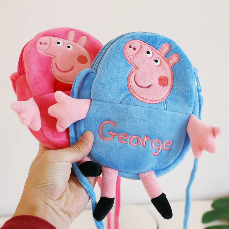 Peppa Pig плюшевая сумка в форме животного рисунок Полиэстер Хлопок мультяшный принт