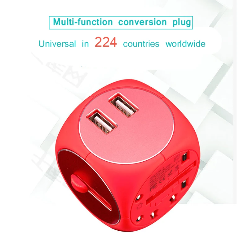 Универсальный адаптер для ЕС Великобритании Австралии США переменного тока
