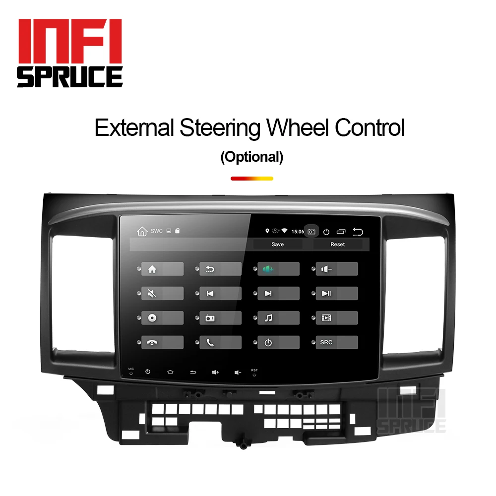 Android 9 0 автомобильный DVD для Защитные чехлы сидений сшитые специально Mitsubishi Lancer 2005