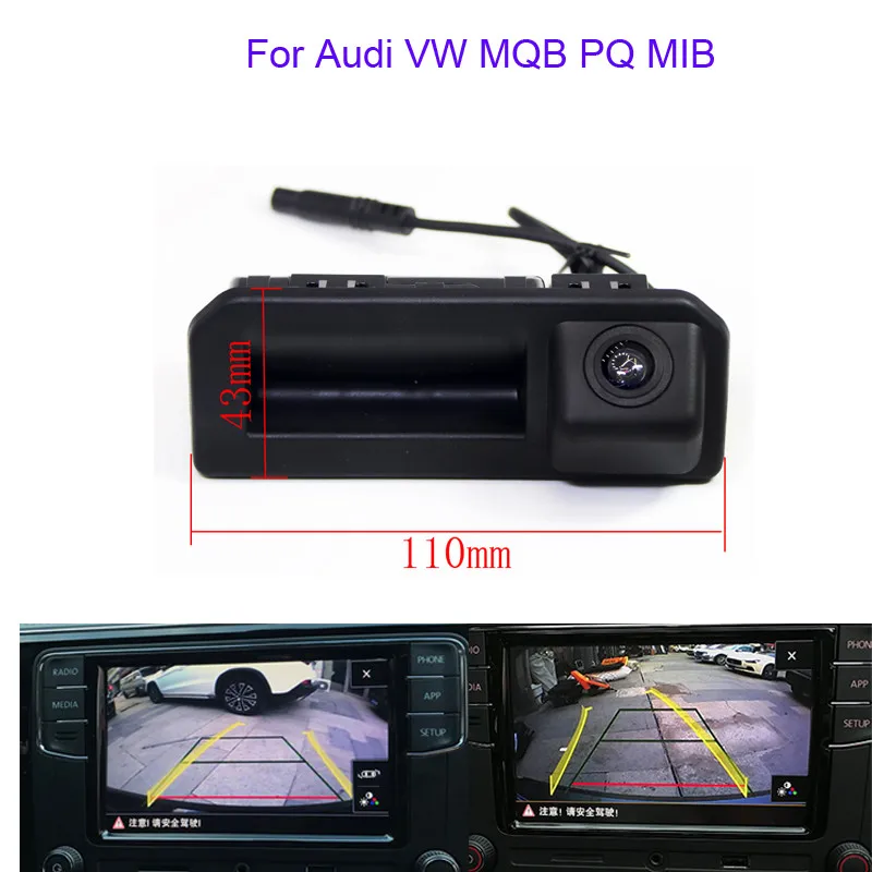 RCD330 Plus автомобиль MIB ручка багажника парковочная камера заднего вида для Audi VW MQB PQ