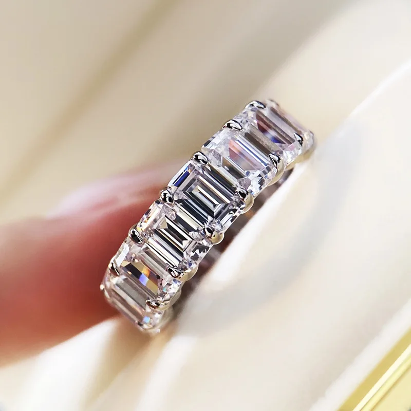 

European Style Cute 925 Sterling Silver Wedding Rings for Women 5 Styles Stackable Engagement Diamond Ring Fashion Jewelry 2020