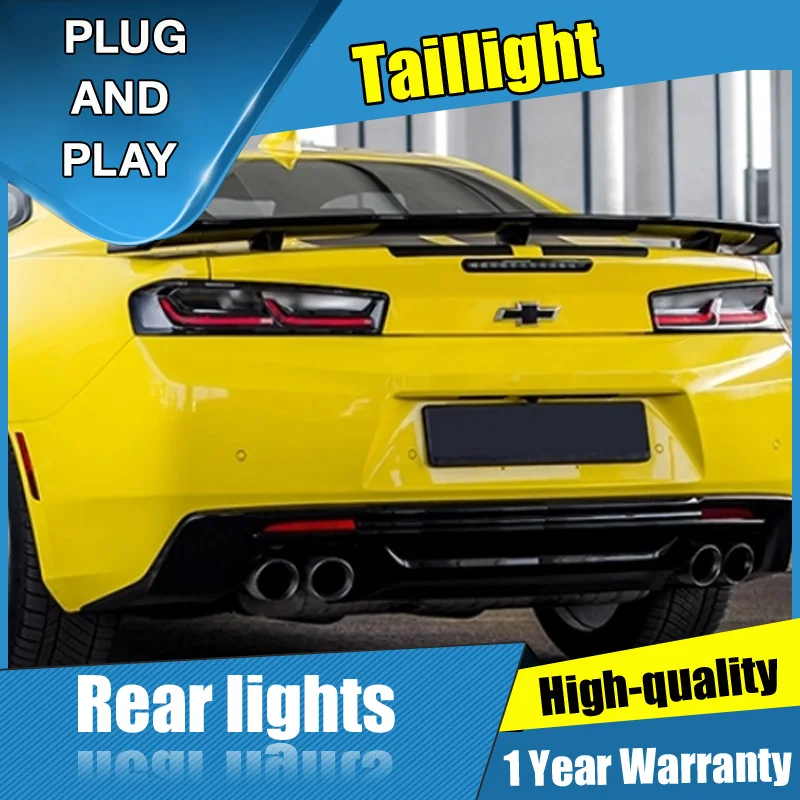 

4PCS Car Styling for Chevrolet Camaro Taillights 2016-2017 for Camaro LED Tail Lamp+Turn Signal+Brake+Reverse LED light