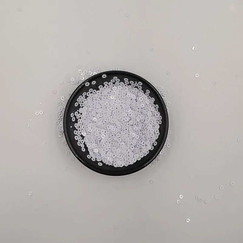 7500 шт. (25 г) 3 мм матирующие блестки ПВХ плоские круглые разбросанные