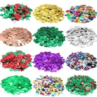 конфетти биоразлагаемые конфети биоразлагаемые конфетти Красочные Круглые Конфетти-блестки листья Рождественского дерева конфетти для дня рождения, рождественской вечеринки или свадьбы на новый год вечерние украшения