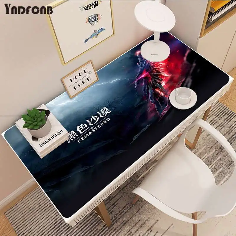 

Black Desert New Designs Rubber Mouse Durable Desktop Mousepad Size For Large Edge Locking Speed Version Game Keyboard Pad