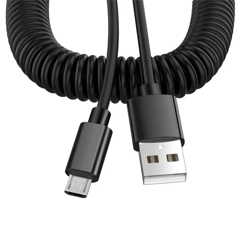 Гибкий эластичный кабель Micro USB для Oukitel C16 C15 C13 C12 C11 C10 Pro U17 U19 U22 C9 весенний