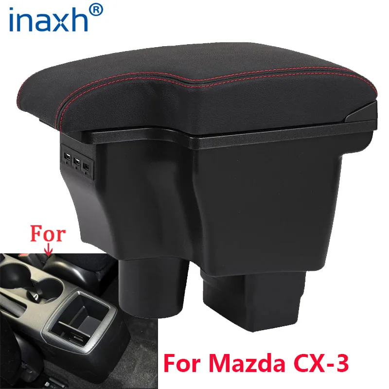 Для Mazda CX 3 подлокотник модернизации для 2 skyactiv версия cx3 ящик хранения в