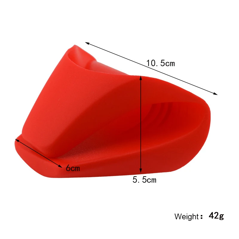 Силиконовые термостойкие Противоскользящие силиконовые перчатки с зажимом для