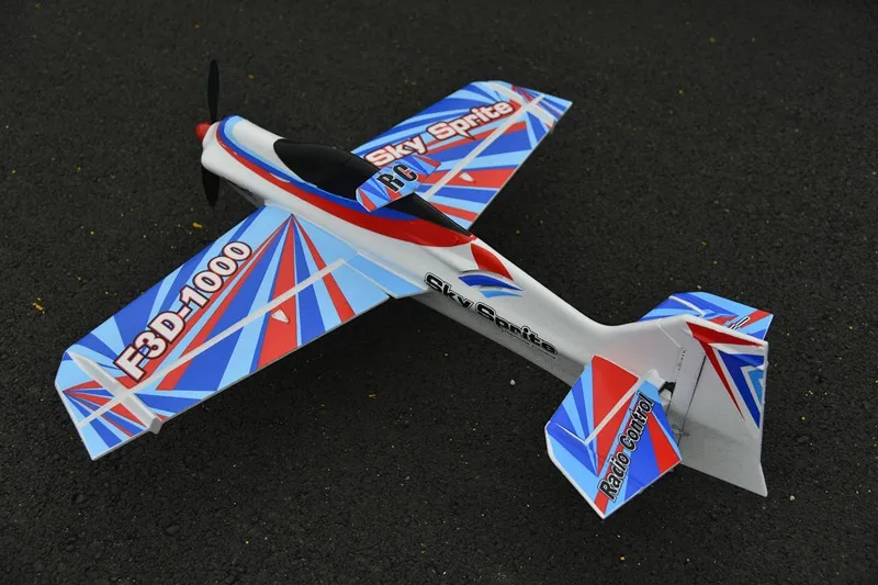 3D Спорт F3A RC самолет 1000 мм размах крыльев EPO Sky Sprite комплект
