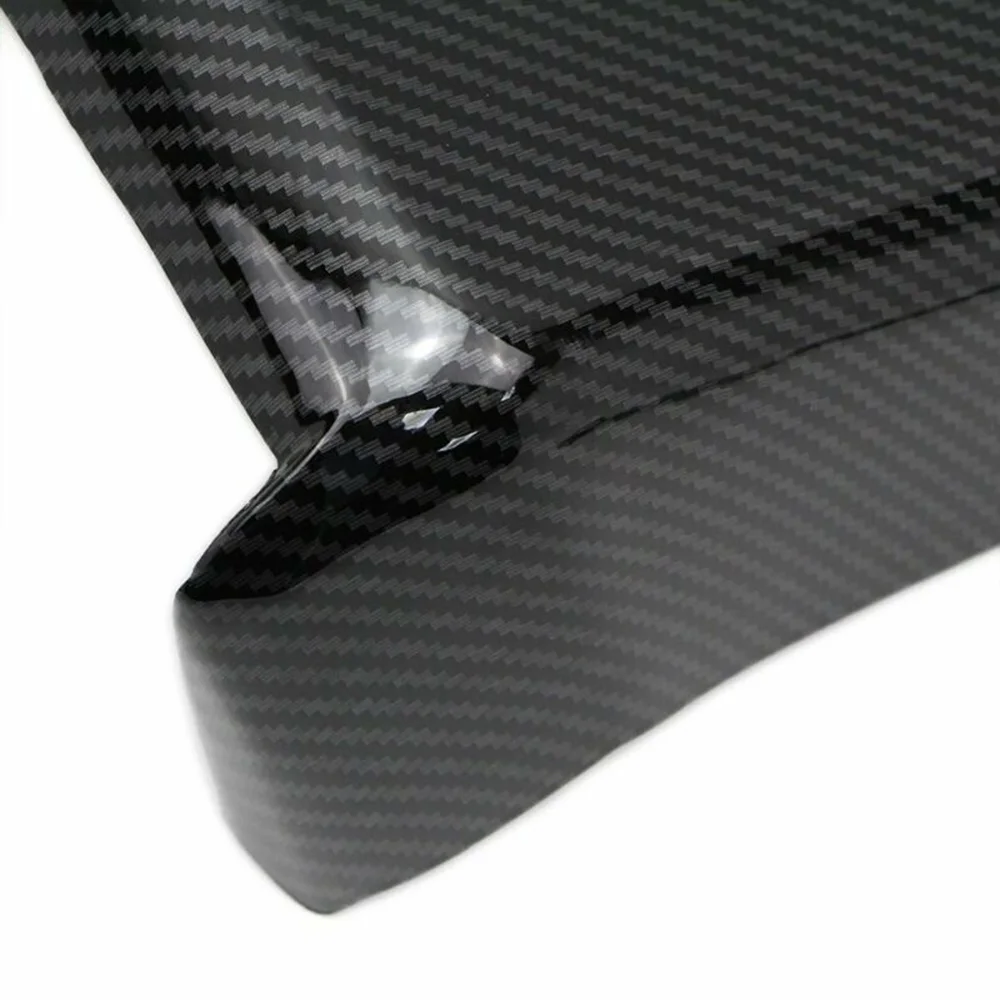 

Parts Anti-kick Cover Trim Carbon Fiber Style Center Armrest Anti-kick