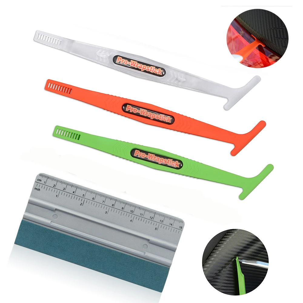 EHDIS 4 шт. набор инструментов для автомобиля виниловая пленка магнит жесткая