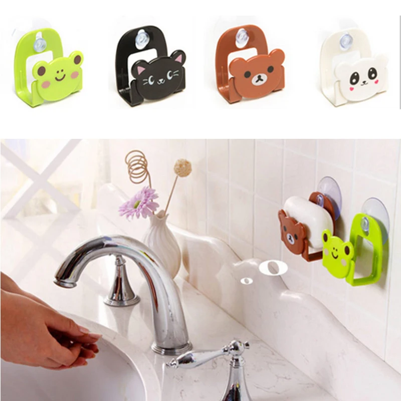 1 шт. Кухонные гаджеты мультяшная губка полка для хранения тряпки с присоской