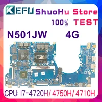 n501jw motherboard is suitable for asus rog g501jw fx60j ux501j ux501jw n501j g501j g60jw notebook motherboard i7 4g 100 test