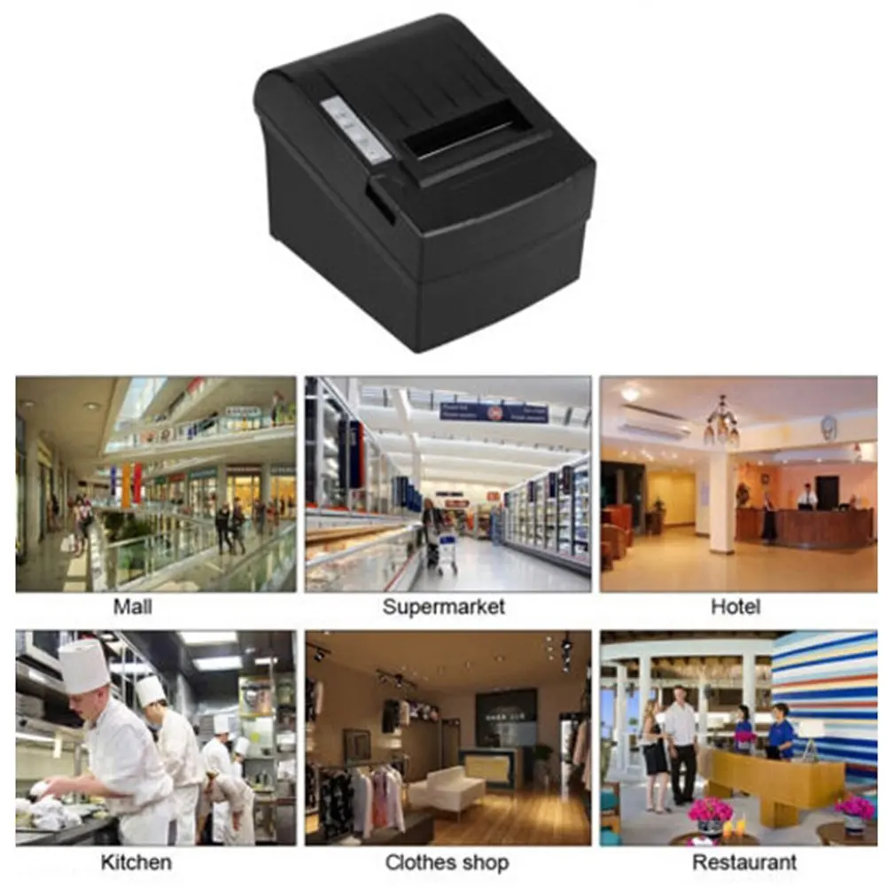 POS-8220 компактный беспроводной WIFI POS термопринтер 80 мм автоматический резак USB +