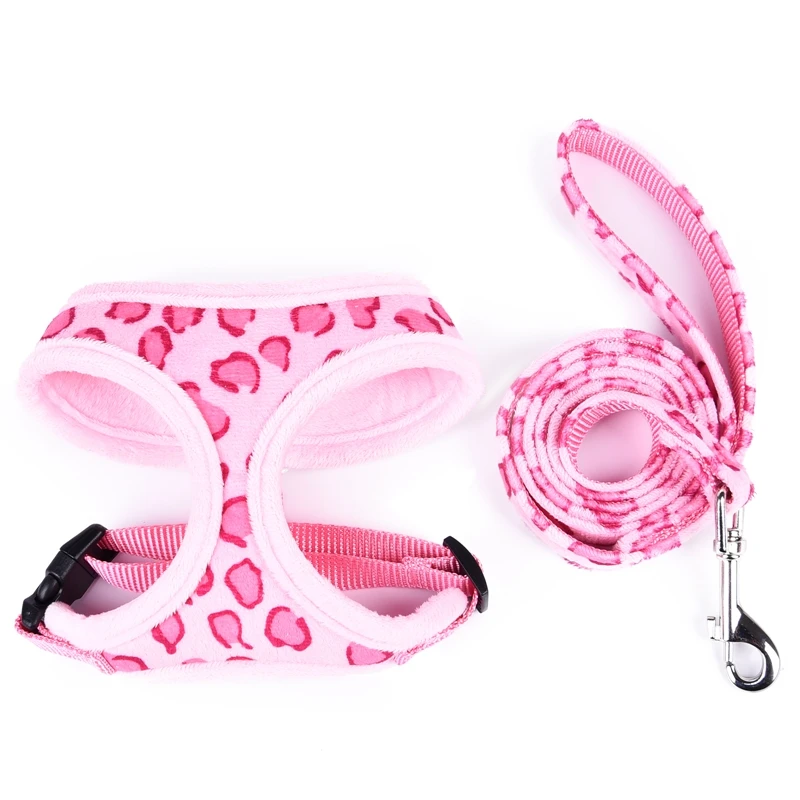 Ошейник + ошейник поводок для домашних животных 2 шт./компл. сверхмягкий собак с